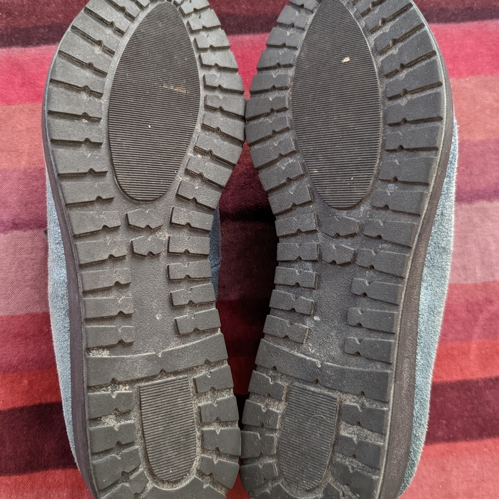 SHELLYS LONDON Blue Suede Platform Shoes Size 7.5 - Picture 4 of 9